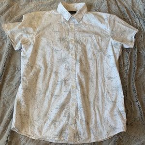 Marc Anthony black and white M collared shirt